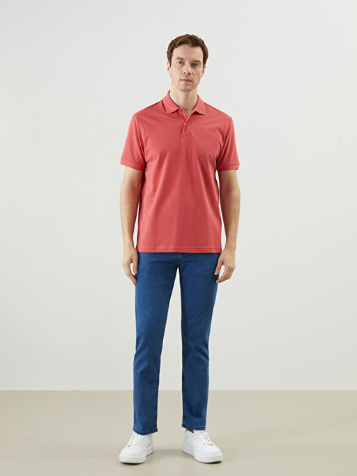 Polo Yaka K?sa Kollu Pike Erkek Ti??rt