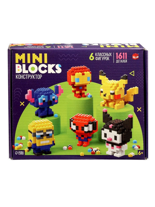 UNICON Конструктор "Mini Blocks", персонажи