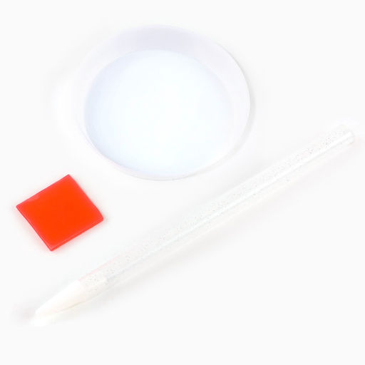 Алмазная мозаика для детей с частичным заполнением на открытке Для самой красивой