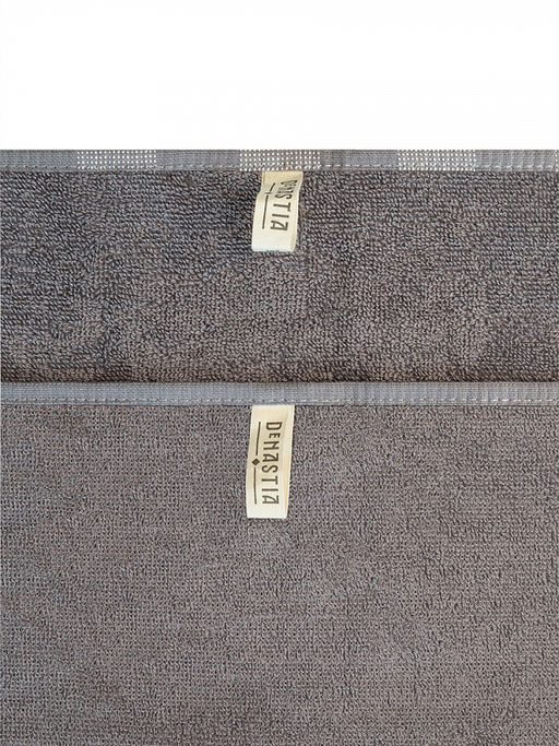 Набор кухонных полотенец 2шт 40x60 графит хлопок