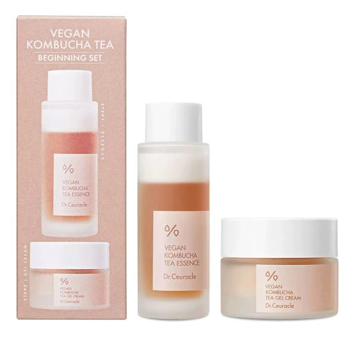 Dr.C Vegan Kombucha Beginning Set, 50ml+30g - Набор эссенция +крем с комбучей