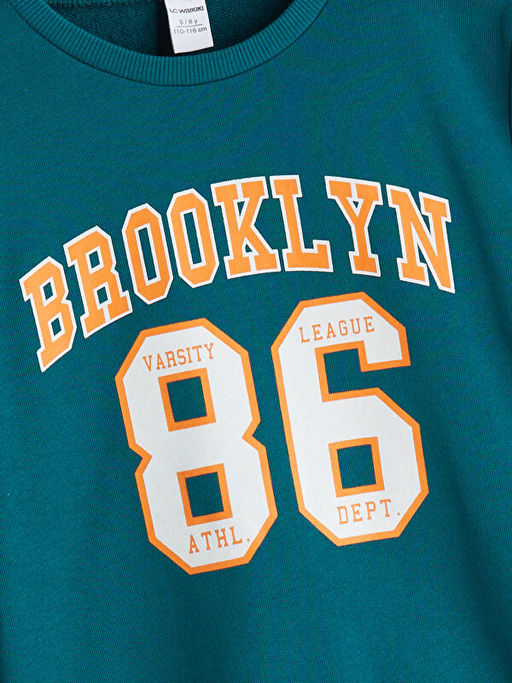 Bisiklet Yaka Erkek ?ocuk Sweatshirt