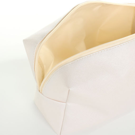 Косметичка дорожная на молнии, цвет белый