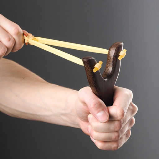 Рогатка деревянная Детство, коричневая - Simaland фото 3