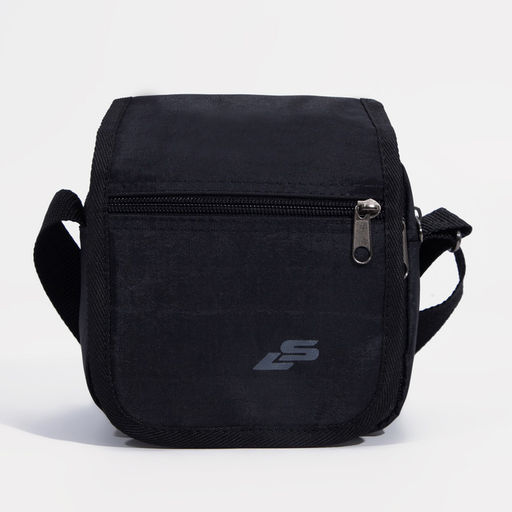 Сумка кросс-боди мужская Luris, на молнии, 17×9×17 см, чёрная