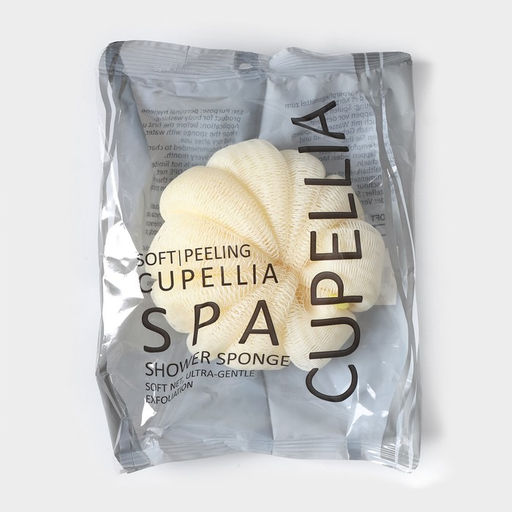 Мочалка ракушка для тела CUPELLIA SPA, 46 гр, бежевая - Simaland фото 5