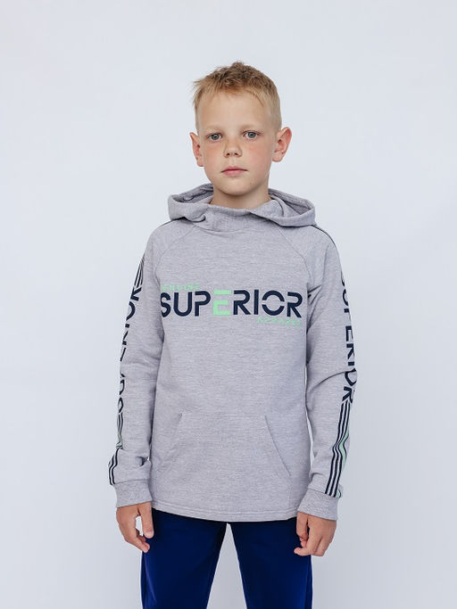 CRB wear / CWJB 90111-11 Комплект для мальчика (толстовка, брюки),светло-серый меланж/Ex.Cherubino
