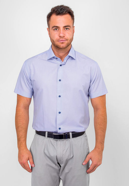 Сорочка мужская короткий рукав GREG 231/109/6437/Z/1  фото 6