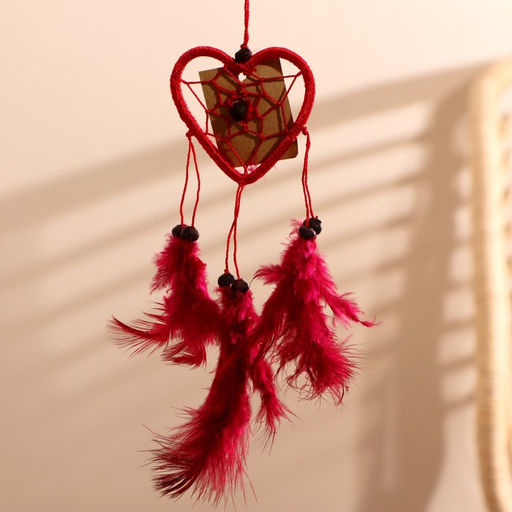 Ловец снов «Сердце красное», 0.5×7×25 см