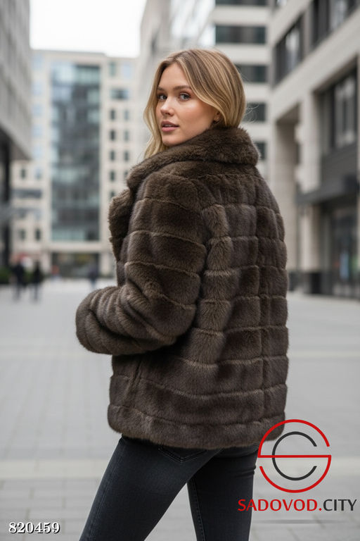 Шуба женская из искусственного меха - Bruno фото 2