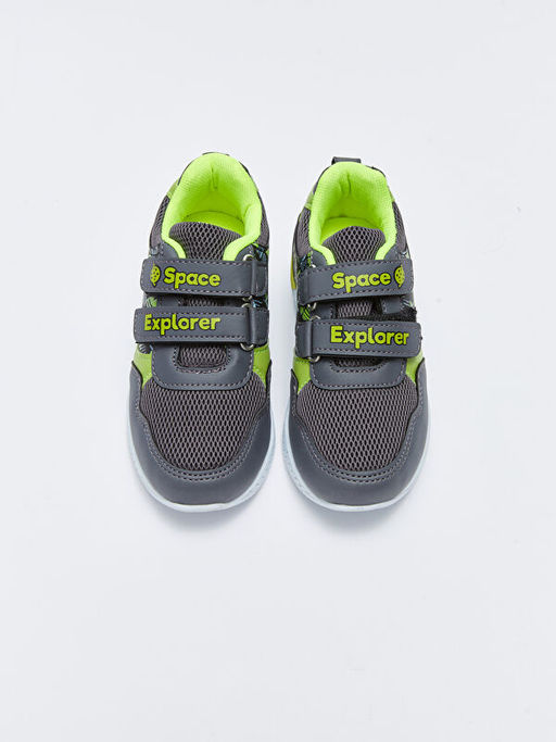 Bask?l? C?rt C?rtl? Erkek ?ocuk Spor Ayakkab? - Waikiki фото 3