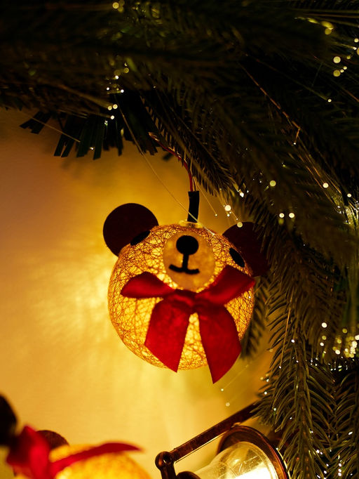 Венок фиброоптический «Новогодний», d=50 см, 8 режимов