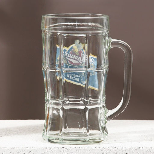 Подарочный набор мужской "Мужику!", гель для душа, 500 мл и пивная кружка, 500 мл