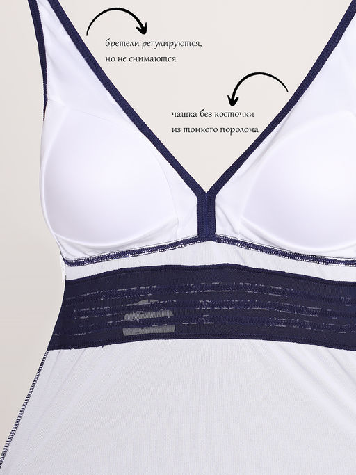 Купальник синий слитный - Almond фото 5