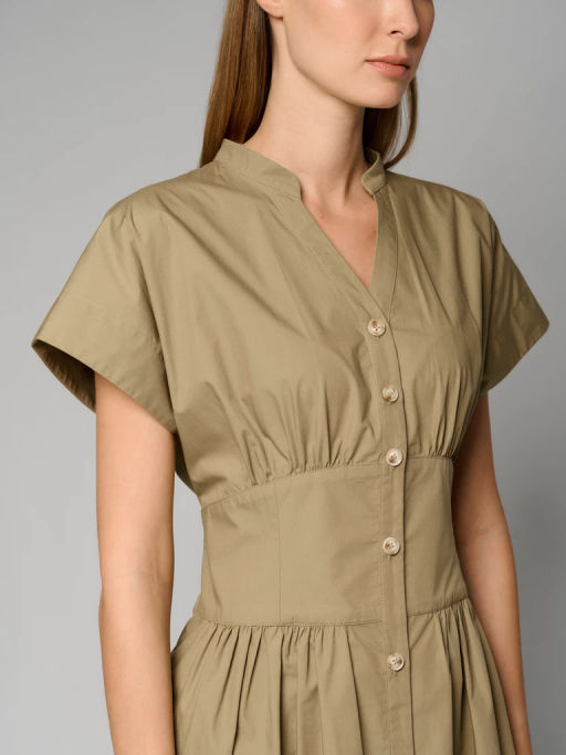 Платье женское 12521-35153 khaki - Eleganzza фото 3
