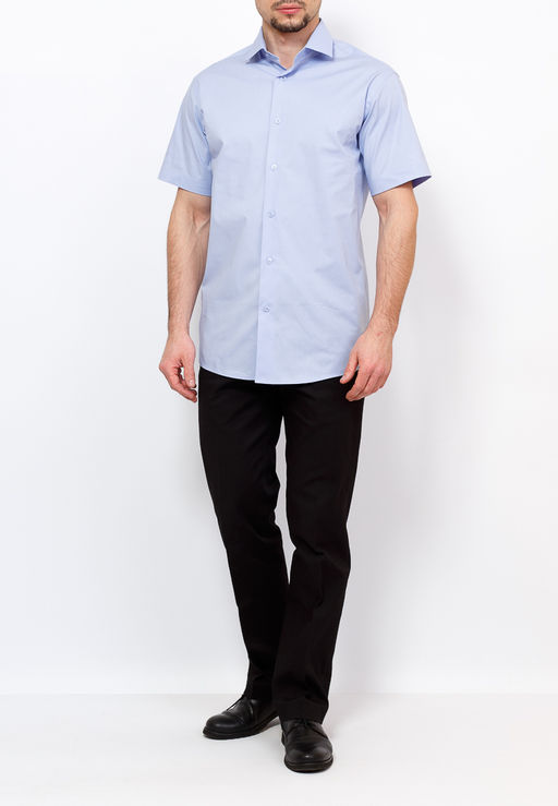 Сорочка мужская короткий рукав GREG 220/107/6403/Z STRETCH  фото 9