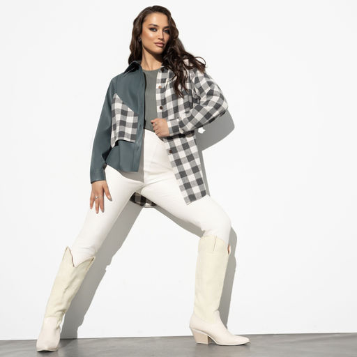 Рубашка Модная импровизация (грэй) - Charutti фото 2