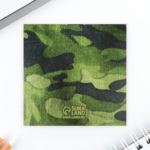 Подарочный набор, ручка шариковая и блокнот 16 л «Настоящий защитник. 23 февраля»