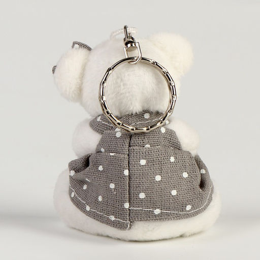 Мягкая игрушка Медведь с сердцем на брелоке, виды МИКС - Simaland фото 3