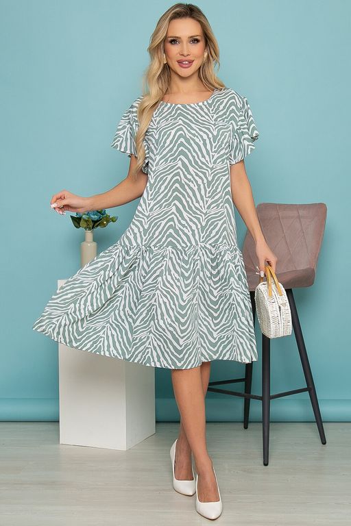 Платье Фантазия (нежная мята) П3479 - Lt collection фото 2