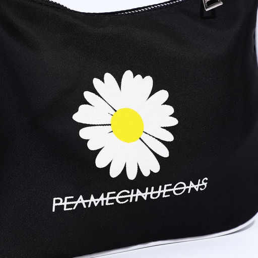 Сумка молодёжная на молнии, цвет чёрный - Simaland фото 4