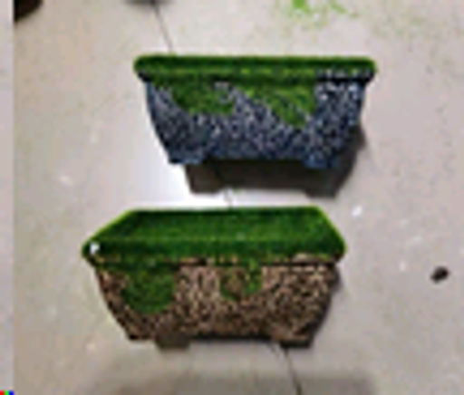 Кашпо со мхом декоративное 16х9,5х6,5 см / 16036 /уп 108/ - Галеонтрейд фото 4