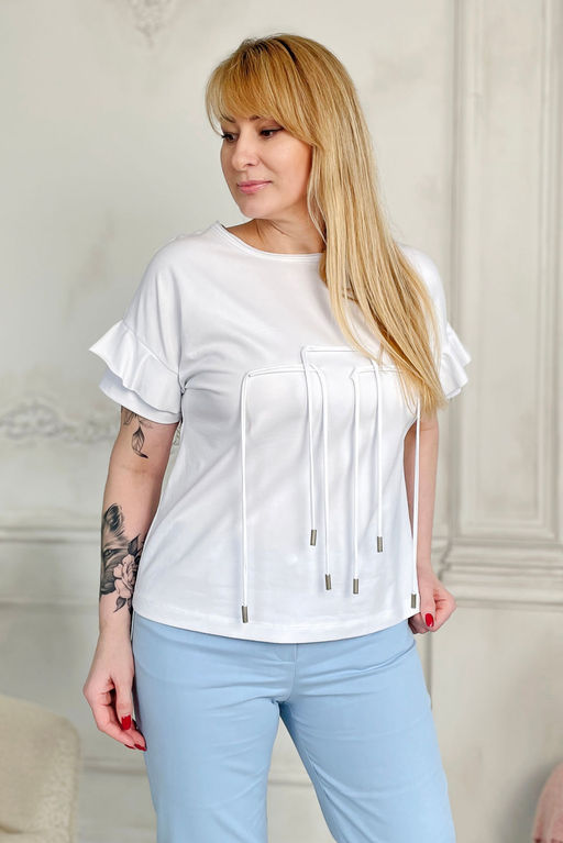 Футболка Rumoda 2183 белый  фото 4
