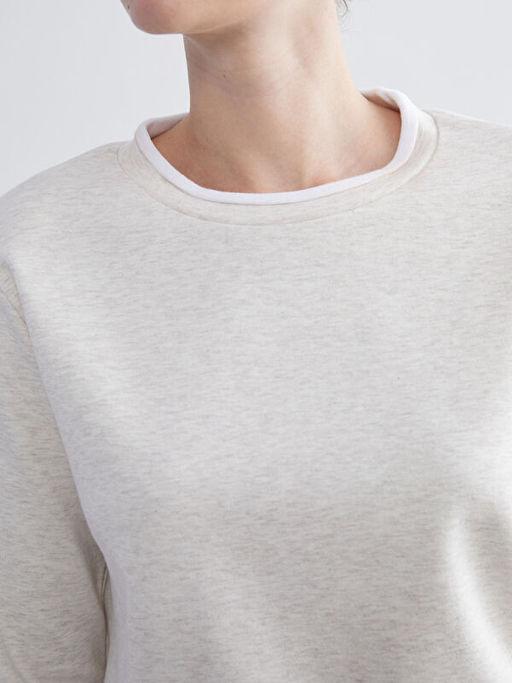 Bisiklet Yaka Kad?n Sweatshirt
