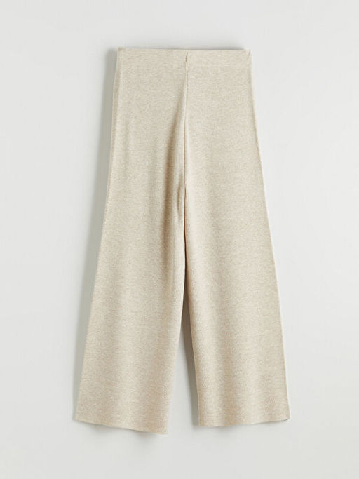 Beli Lastikli Geni? Pa?a Kad?n Triko Pantolon