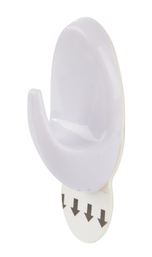 Цена за 2 шт. Крючки самоклеящиеся ABS 3х5 см, 3 шт 008082