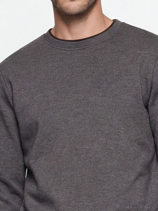 Bisiklet Yaka Erkek Sweatshirt