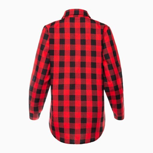 Рубашка женская, красно-чёрная клетка, размер 54