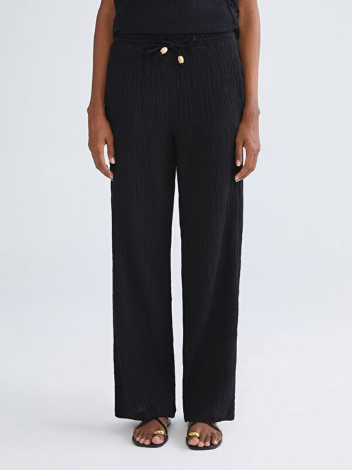 Beli Lastikli Dokulu Kad?n Pantolon