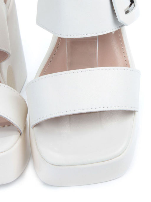 08-PEY330-1 LT. BEIGE Босоножки женские (натуральная кожа) - Фабричный китай фото 8