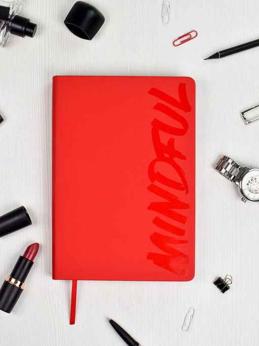 Ежедневник недатированный ESCALADA, А5, 160 л., арт. 67233/ 15 СОФТ-ТАЧ КРАСНЫЙ