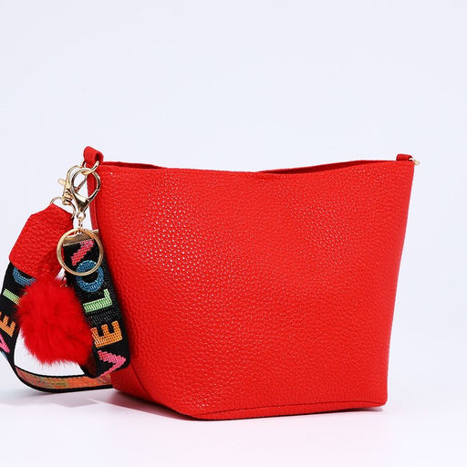 Сумка кросс-боди на молнии, цвет красный - Simaland фото 3