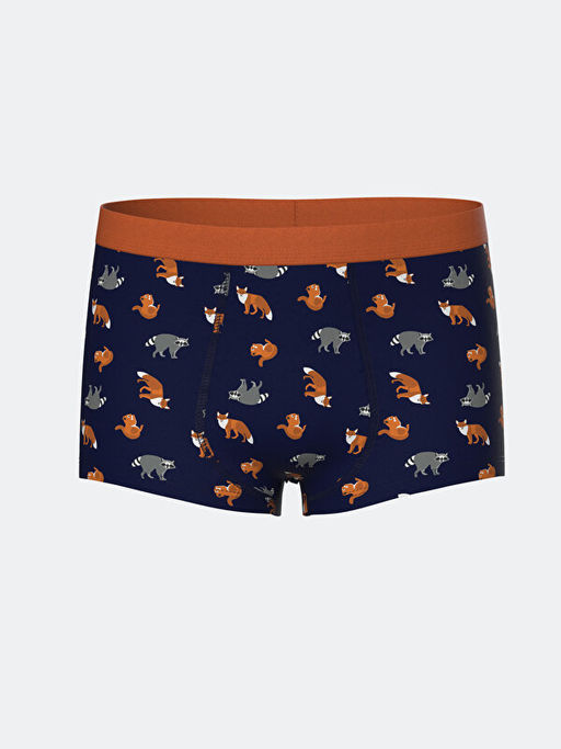 Bask?l? Erkek ?ocuk Boxer 3l? - Waikiki фото 2