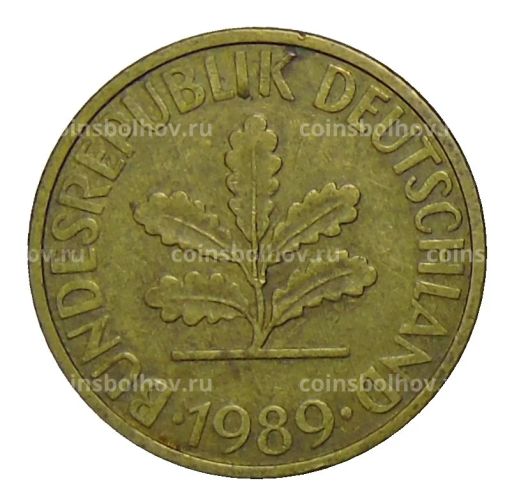 10 пфеннигов 1989 года D Германия