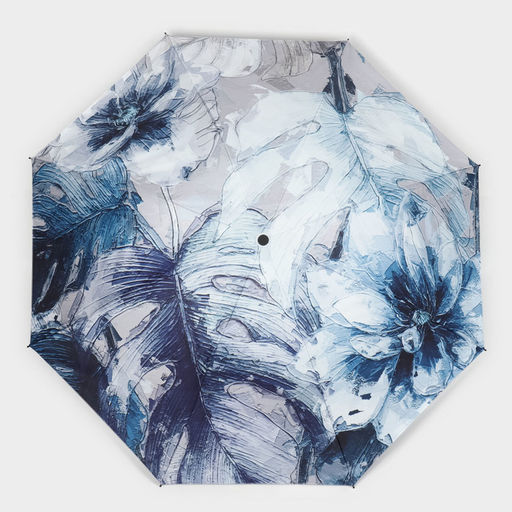 Зонт механический Фауна, эпонж, 4 сложения, 8 спиц, R = 48 см, цвет МИКС - Simaland фото 9