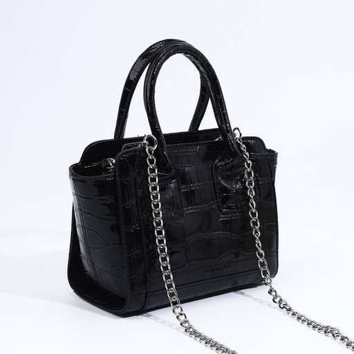 Сумка-тоут на молнии, цвет чёрный - Simaland фото 3