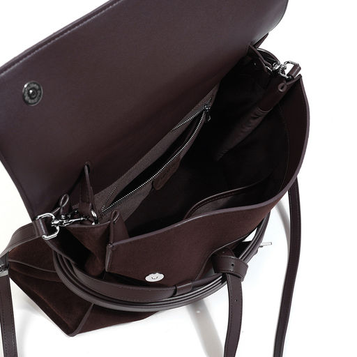 Женская сумка, замша, MIRONPAN 520607 Коричневый