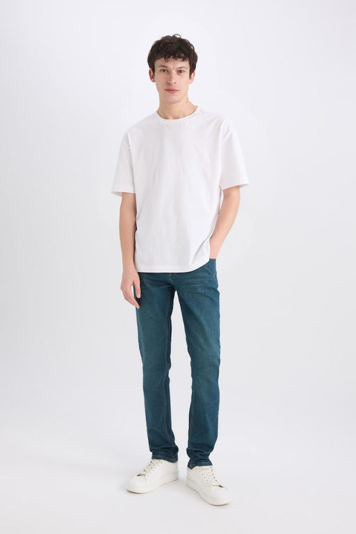 Pedro Slim Fit Джинсовые брюки узкого кроя с нормальной талией и узкими штанинами - Defacto фото 7