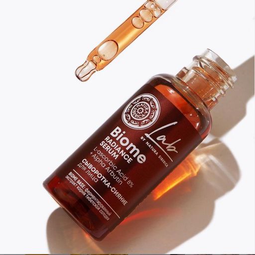 Cыворотка - сияние для лица, 30мл / LAB Biome/ Natura Siberica  фото 4