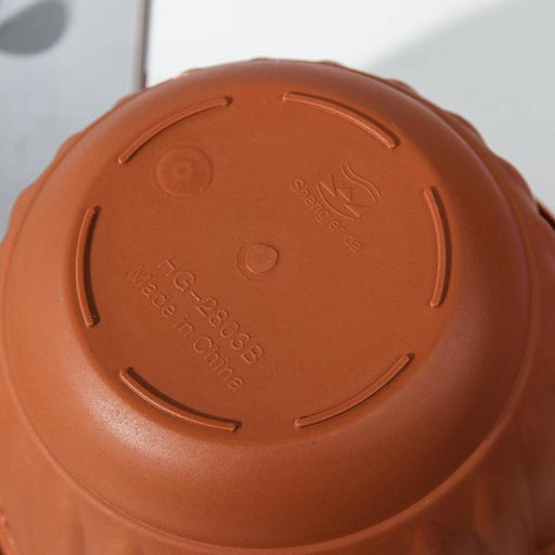 Кашпо для цветов подвесное с дренажной сеткой «Веста», 2 л, пластик, коричневое