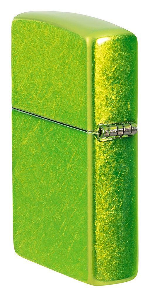 Зажигалка ZIPPO Логотип с кислотным зеленым покрытием | Lurid 24513ZL  фото 8