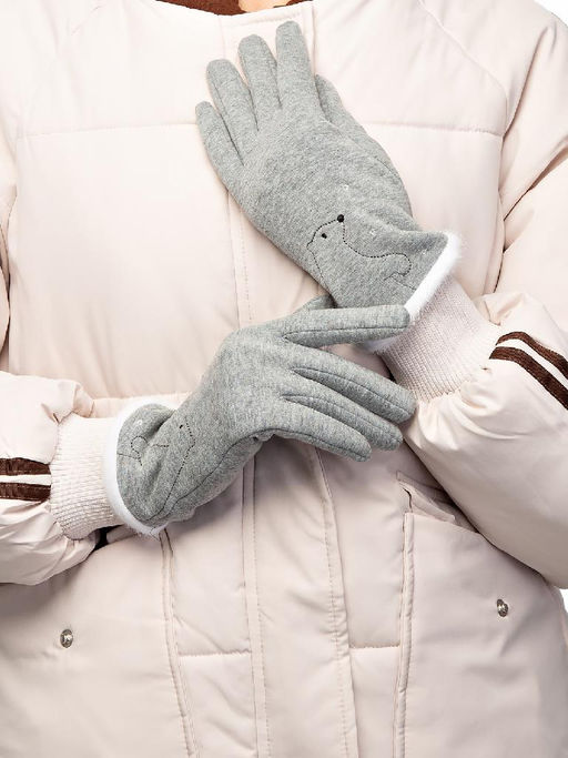 Перчатки жен Labbra LB-PH-89 grey  фото 10