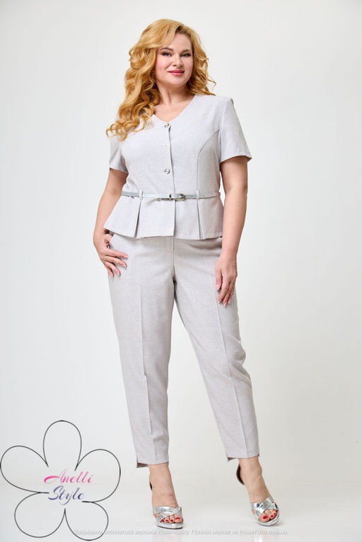 Жакет ANELLI 690.1 серый фото 2