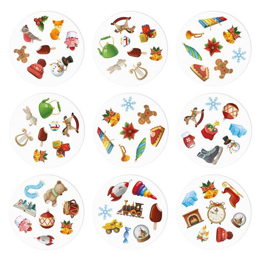 Настольная игра Новый год:Дуббль, новогодняя, 55 карт, 5+ - Лас играс фото 3