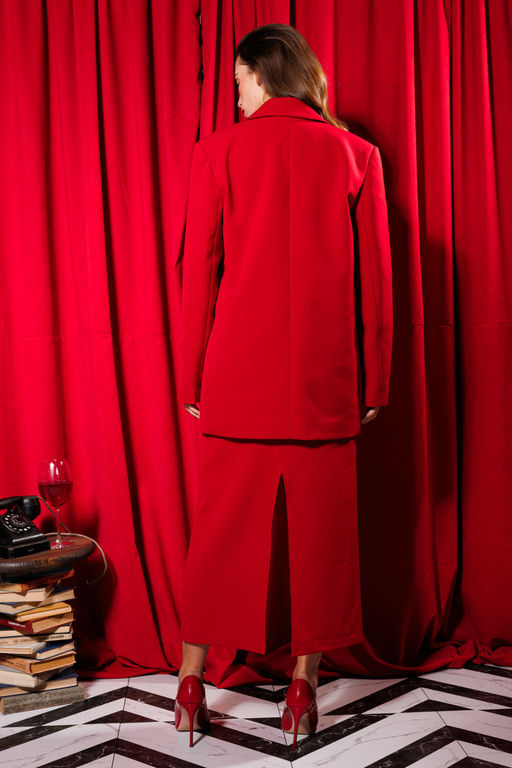 Жакет NIKVA н440 алый  фото 2