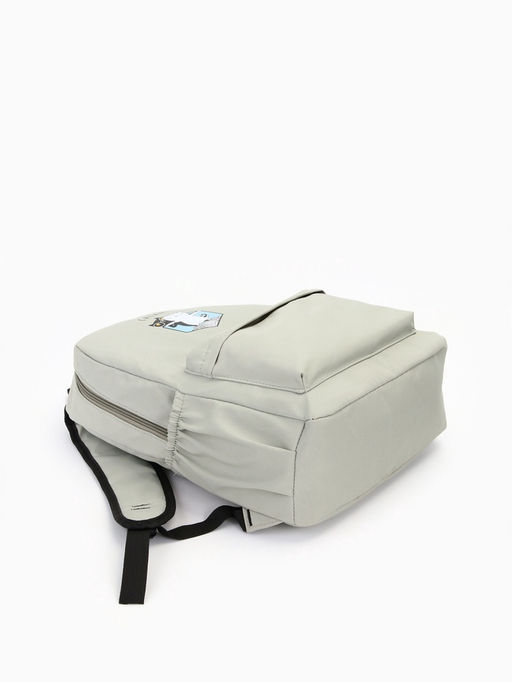 Рюкзак школьный на молнии, с карманами, с принтом, размер 30?12?43 см, розовый